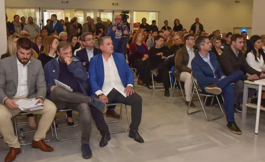 Η προσέλευση στην εκδήλωση ήταν ιδιαίτερα μεγάλη