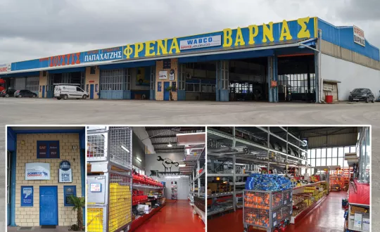 Σε σύγχρονες ιδιόκτητες εγκαταστάσεις λίγο έξω από τη Λάρισα, η εταιρεία «Φρένα Βαρνάς» δραστηριοποιείται από το 1967 στο χώρο των φρένων επαγγελματικών οχημάτων, αλλά και στο εμπόριο ανταλλακτικών και αξεσουάρ, αποτελώντας σήμερα τον επίσημο αντιπρόσωπο στην κεντρική Ελλάδα, μερικών από τους μεγαλύτερους οίκους της παγκόσμιας αγοράς.