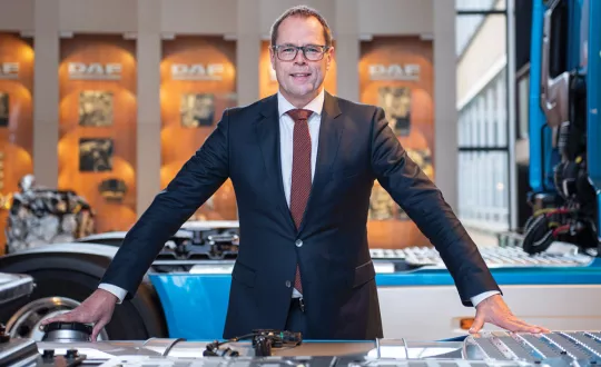 Ο πρόεδρος της DAF Trucks, Harry Wolters: «Η εταιρεία έδειξε μεγάλη αποφασιστικότητα, και προσαρμόστηκε στις έκτακτες συνθήκες».