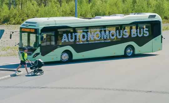 volvo αυτόνομο λεωφορείο