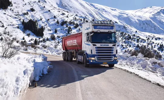 scania χιόνια καρδίτσα