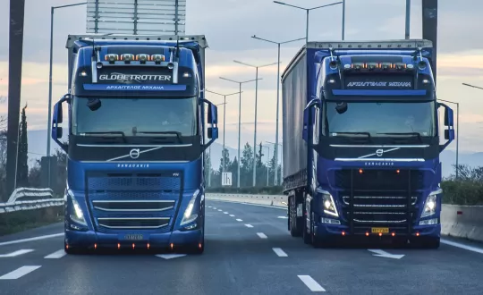 Με Volvo FH 500 TC Αθήνα – Θεσσαλονίκη 