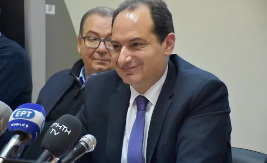 Δείτε τι δήλωσε σε Συνέντευξη Τύπου από το Ηράκλειο της Κρήτης, ο υπουργός Μεταφορών και Υποδομών, Χρήστος Σπίρτζης.