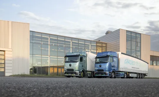 Νέα Mercedes-Benz eActros 600 και Actros L με ProCabin 