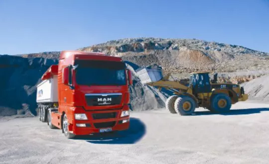 MAN TGX στα Λατομεία της Τρίπολης