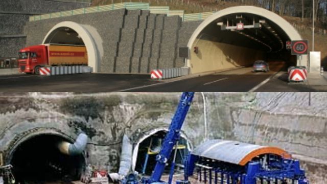 Libouchec επανω και Panenska tunel κάτω
