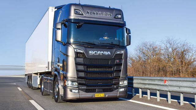 Tο νέο Scania S650 της Kokkinidis Frigo Transport. Ο V8 κινητήρας του, θεωρούμε ότι είναι καλύτερος από όλους τους προηγούμενους.