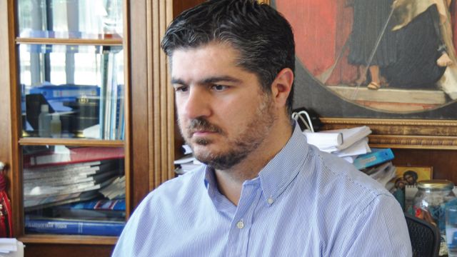ο πρόεδρος του ΚΤΕΛ Αττικής, κ. Γιώργος Παπαδομιχελάκης.