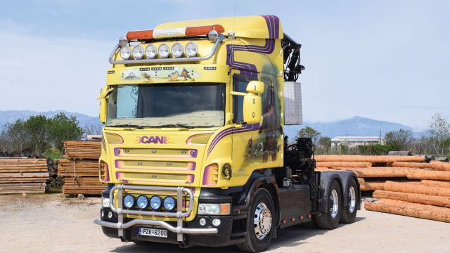 scania με αερογραφίες 