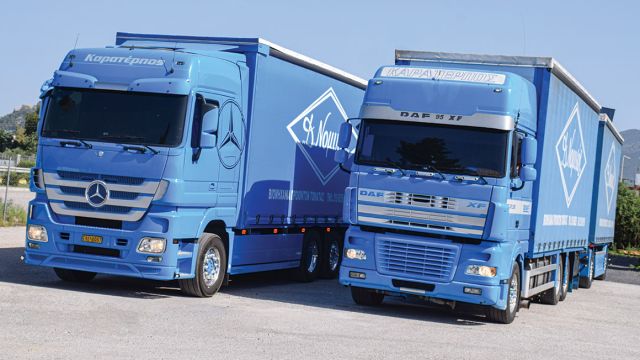 Το DAF και το Actros του Άρη Καρατέρπου