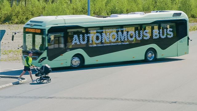 volvo αυτόνομο λεωφορείο