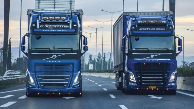 Με Volvo FH 500 TC Αθήνα – Θεσσαλονίκη 
