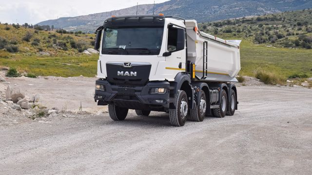 Στο εργοτάξιο με ΜΑΝ TGS 41.470