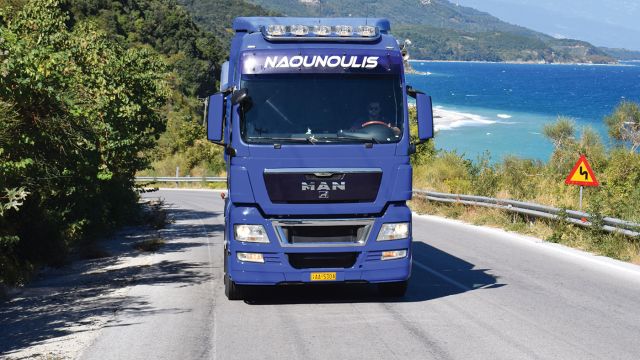 Με MAN TGX 18.440 από Θεσσαλονίκη μέχρι Αγιόκαμπο