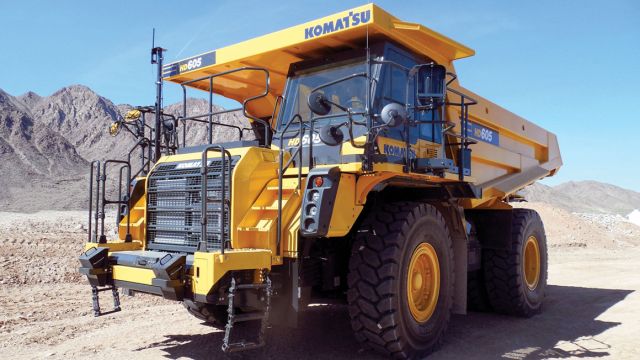 Στην έκθεση Bauma 2019 (8-14 Απριλίου) του Μονάχου, θα κάνουν ντεμπούτο τα αναβαθμισμένα Komatsu HD465-8 και HD605-8.