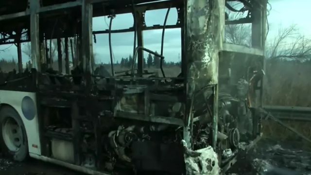 φωτιά σε λεωφορείο