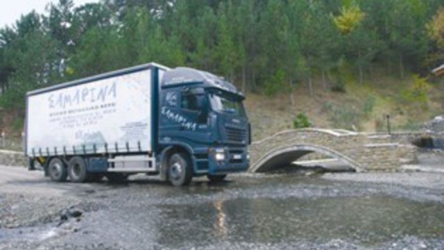 «Ψηλά στη Σαμαρίνα...» με IVECO Stralis