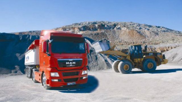 MAN TGX στα Λατομεία της Τρίπολης
