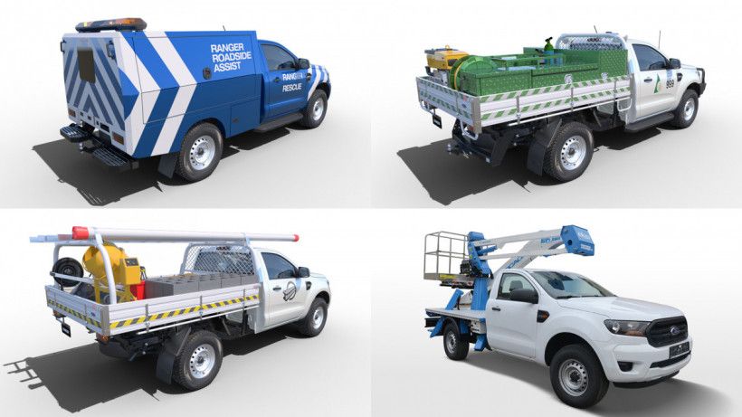 Ford Ranger σασί για διάφορες υπερκατασκευές
