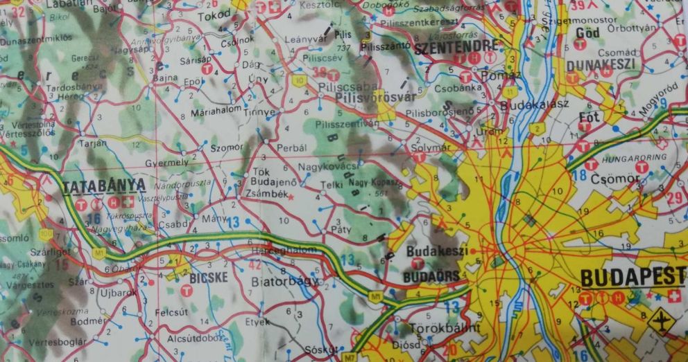 Η πόλη Tatabanya στον αυτοκινητόδρομο Ε75 όπου θα κτιστεί το parking φορτηγών