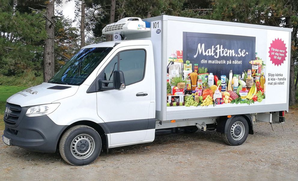 Η σουηδική εταιρεία διανομών κατ’ οίκον, MatHem.se, τοποθέτησε την ηλεκτρική ψυκτική μονάδα Thermo King Ε-200 σε όλα τα νέα οχήματα του στόλου της. 