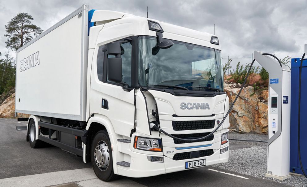 Δύο επιλογές μπαταριών για το ηλεκτρικό Scania.