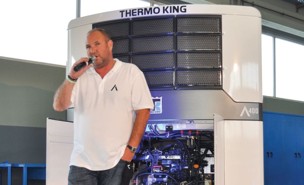 Ο Γιώργος Καλαδάμης, αντιπρόσωπος της Τhermo King στην Ελλάδα, αναλύει τα πλεονεκτήματα του Advancer.