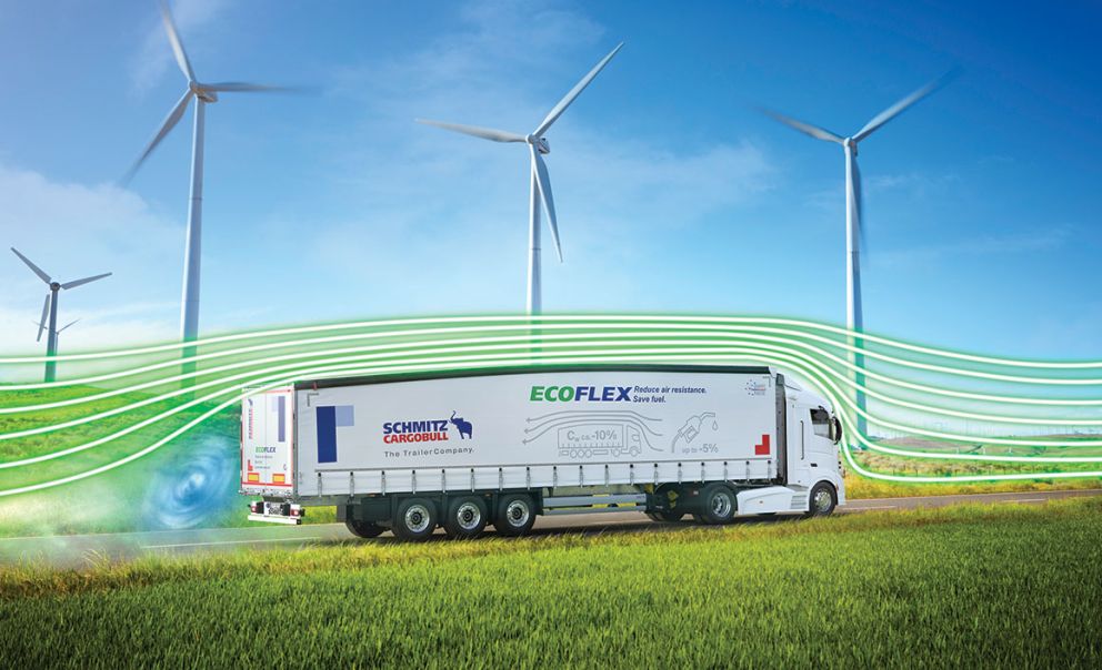 Η ροή αέρα πάνω από το κυρτό αμάξωμα του EcoFLEX.