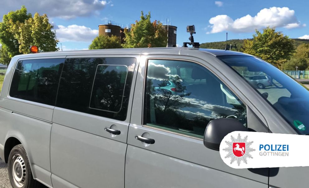 Στη φωτό, συσκευή RTM πάνω σε βαν της Γερμανικής Αστυνομίας