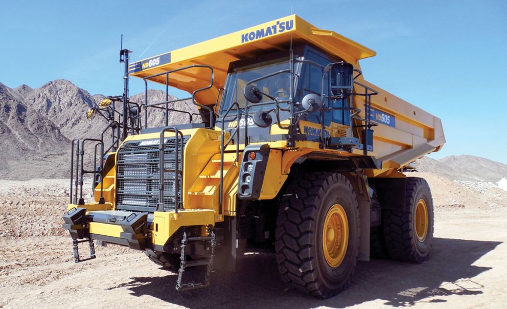 Στην έκθεση Bauma 2019 (8-14 Απριλίου) του Μονάχου, θα κάνουν ντεμπούτο τα αναβαθμισμένα Komatsu HD465-8 και HD605-8.
