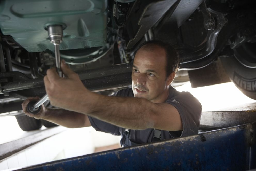 service man truck