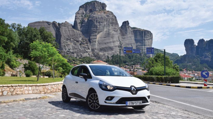 Μεταφορά κρασιών με Renault Clio Van