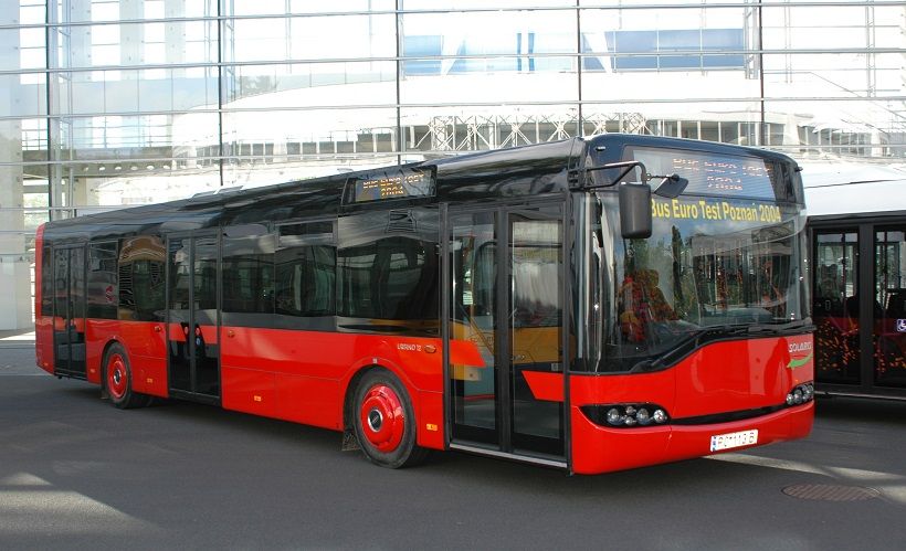 Solaris Urbino 12 σε γραμμή στο Poznan της Πολωνίας