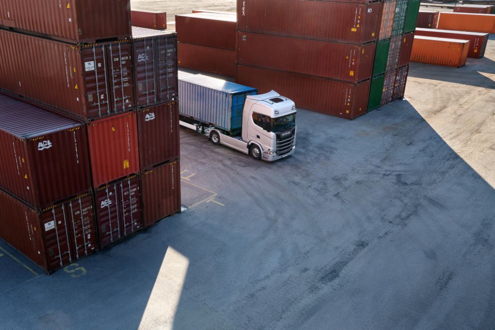 scania truck containers