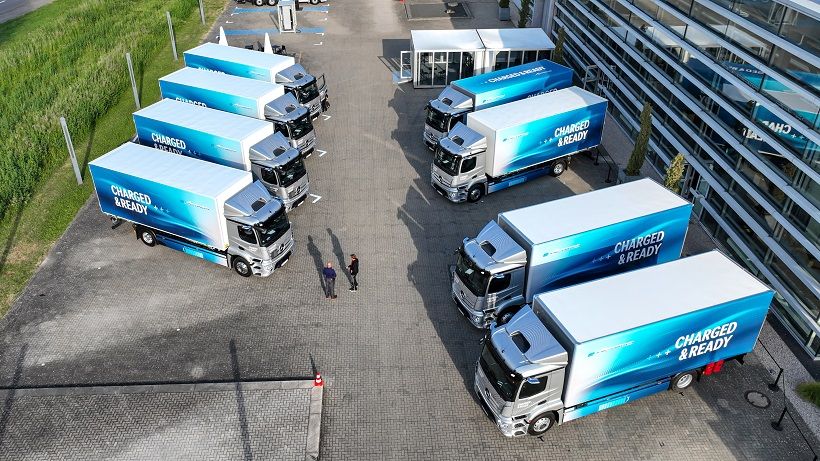 Νέα ηλεκτρικά φορτηγά και 13λιτρος κινητήρας Mercedes-Benz.  Οδηγούμε το ηλεκτρικό eActros 