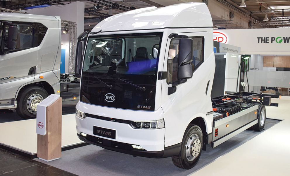 ηλεκτρικο φορτηγό  byd
