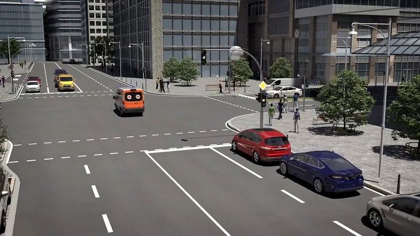 Φανάρια που ανάβουν πράσινο για οχήματα βοήθειας