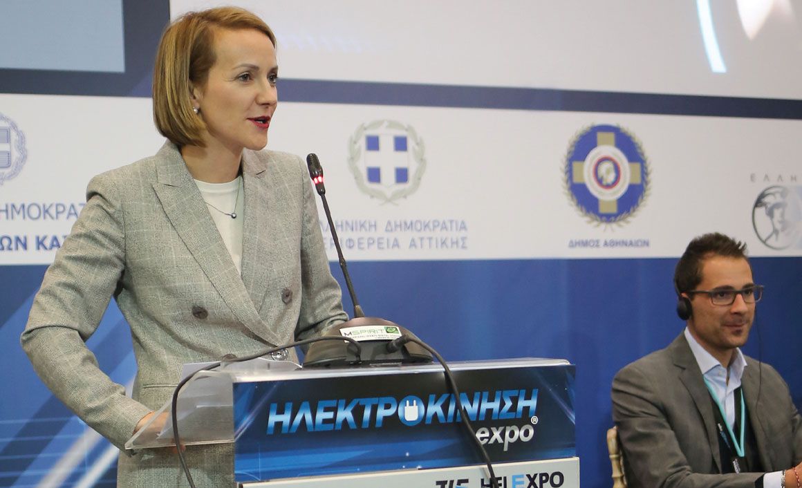 Η Γενική Γραμματέας Ενέργειας και Φυσικών Πόρων Αλεξάνδρα Σδούκου.