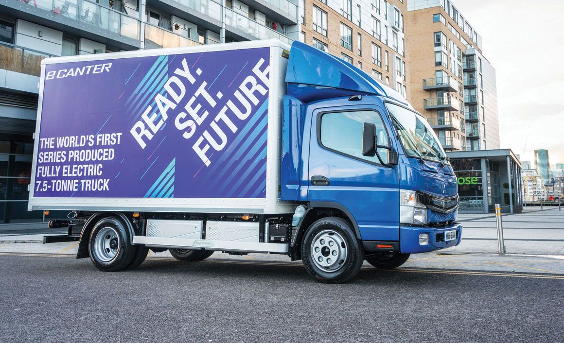 Η Daimler πειραματίζεται στα ηλεκτρικά επαγγελματικά οχήματα από το 2010 και διαθέτει ήδη στις αγορές του κόσμου το αμιγώς ηλεκτροκίνητο Fuso eCanter.