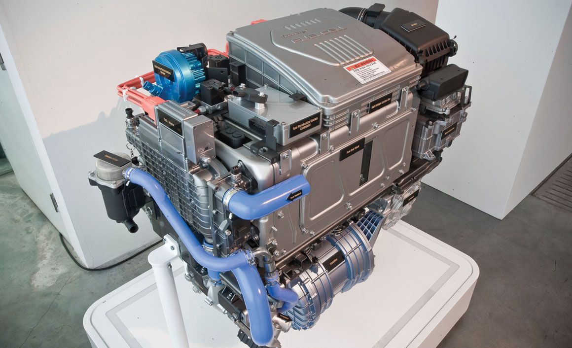 Δύο fuel cells των 95 kW αποτελούν τη βάση για τη γραμμή μετάδοσης κίνησης του H2 XCient