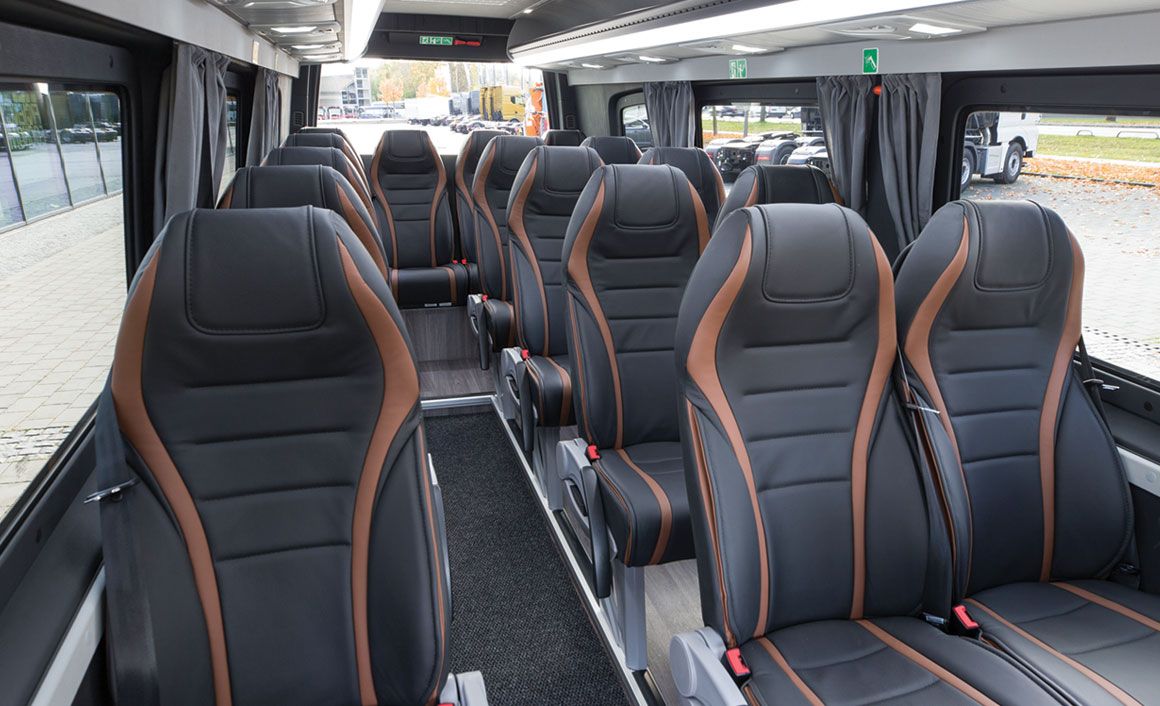 Άνετο και πολυτελές το εσωτερικό του νέου MAN TGE Coach.