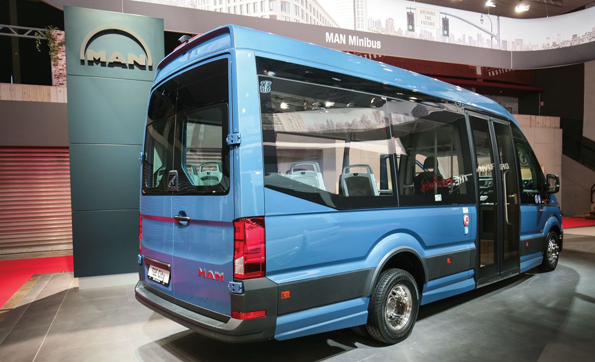 Την πρώτη του εμφάνιση  έκανε και το αστικό minibus TGE City