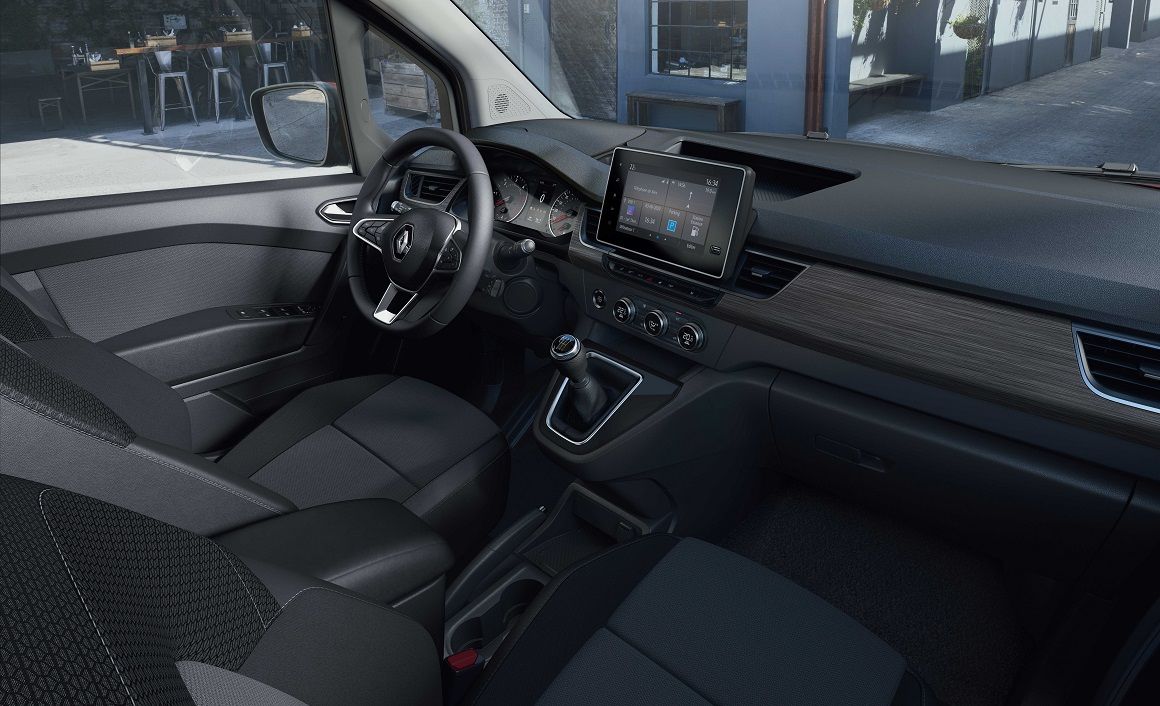 Το συνολικά αναβαθμισμένο εσωτερικό του Renault Kangoo.