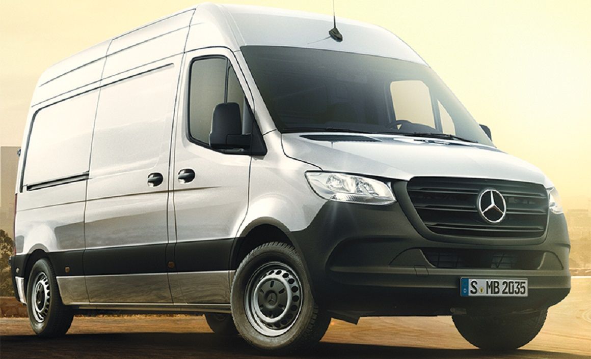 Δύο μήκη αμαξώματος (Compact 5.267 χλστ. και Standard 5.932 χλστ.) και δύο εκδόσεις μικτού φορτίου (3.000 και 3.500 κιλά) για το νέο Sprinter Van PRO (όφελος από 2.100€), το οποίο προσφέρεται αποκλειστικά με την υψηλή οροφή (H2: συνολικό εξωτερικό ύψος 2.638 χλστ.).