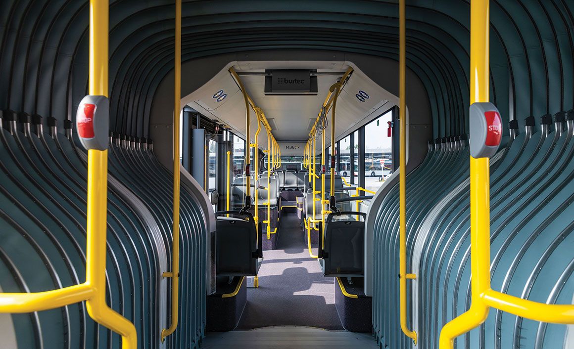 Το MAN Lion’s City 18 E μπορεί να μεταφέρει έως 120 επιβάτες, εκ των οποίων 43 καθιστοί.